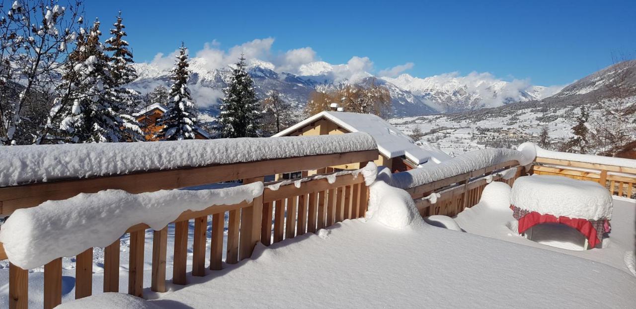 Chalet 19 Personnes Le Petit Mozart Villa Les Orres Exterior photo